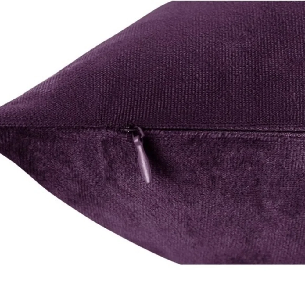 Nestl Purple Velvet Pillow Covers 24